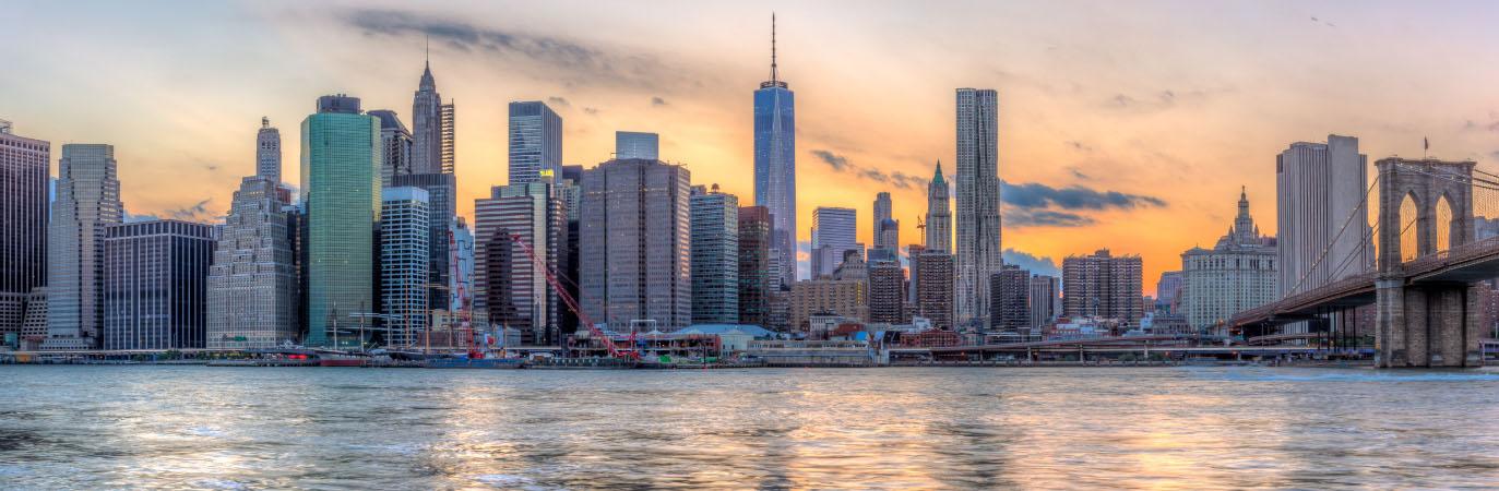 New York City skyline seen from New Jersey New York City skyline seen from New Jersey